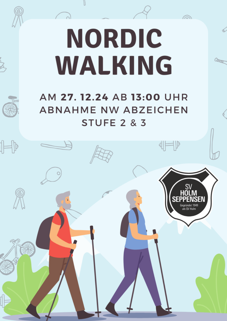 Nordic Walking: NW-Abzeichen und neue Anfängergruppe