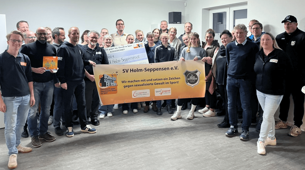 SV Holm-Seppensen erhält Auszeichnung:  „Verein(t) gegen sexualisierte Gewalt im Sport“