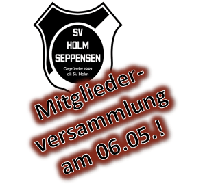 Mitgliederversammlung am 06.05.!