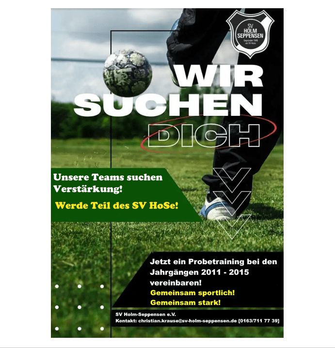 Wir suchen...!