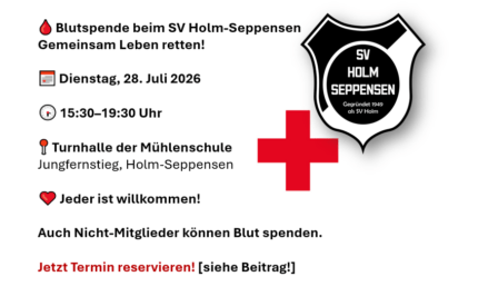 Blutspende beim SV Holm-Seppensen