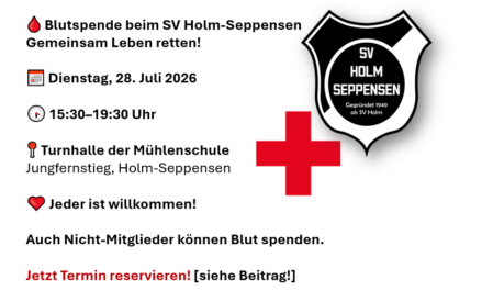 Blutspende beim SV Holm-Seppensen
